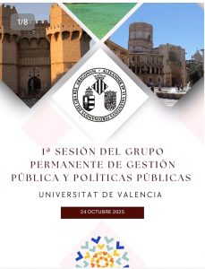 Lee más sobre el artículo Seminario sobre gestión y políticas públicas en Valencia – 24/10/2025