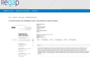 Lee más sobre el artículo Publicado artigo sobre o control horario na Administración local de Galicia